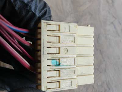 BMW 12 Pole 7 Wire Beige Connector Plug w/ Pigtail 611392482936